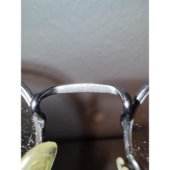 Unbranded 50018 Silver Eyeglasses Frames Eyewear Design Nosepad Needs Repair - Picture 6 of 11
